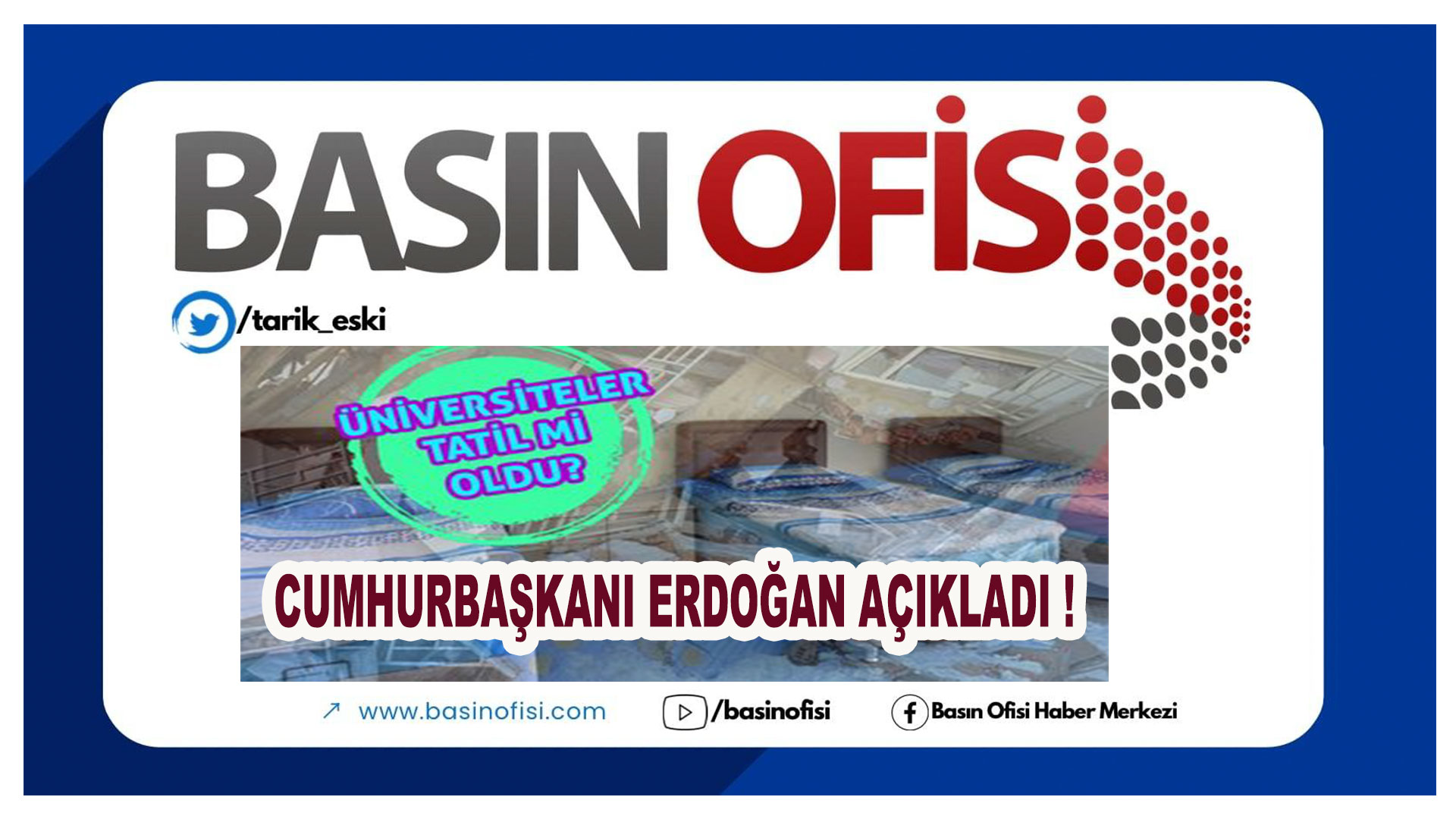 Üniversiteler yaza kadar tatil edildi