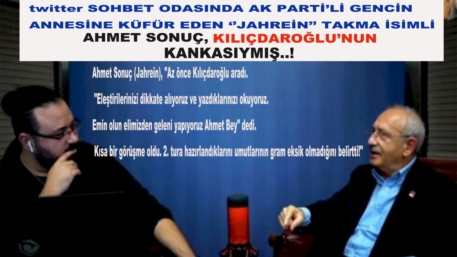 Twitch yayıncısı Jahrein, yayınına bağlanan gencin annesine AK Partili diye küfür etti!