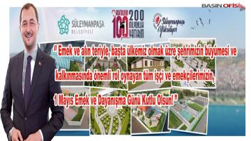Cüneyt Yüksel, 1 Mayıs Emek ve Dayanışma Günü Kutlu Olsun!
